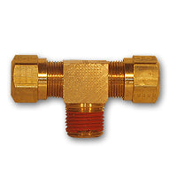 NT72-644VS | 3/8 X 1/4 X 1/4 NAB TEE W/VS MAF/USA Mid-America Fittings Made in USA | Midland Metal Mfg.