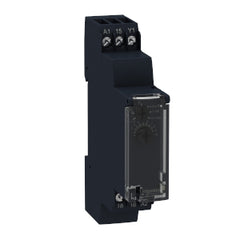 Square D RE17LCBM Zelio Off-Delay Timing Relay, control, 0.7A, 24-240V AC 50/60Hz, 1s-100h, solid state output | Blackhawk Supply