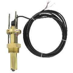 Dwyer PFT-IDN-B111-S Series PFT Insertion Paddle Wheel Flow Transmitter Pulse output, brass body, 1-1/2" NPT connection, FKM seals, tungsten-carbide shaft, PTFE bearing | Blackhawk Supply