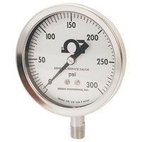 PGS-25B-5000-F | PRESSURE GAGE, 500PSI OIL FILL | Omega