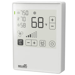 Belimo 22RTM-5900D Room sensor CO₂ / Humidity / Temperature active | NFC | 0...5 V | 0...10 V | 2...10 V | MP-Bus | ePaper touch display and LED | PC | white | RAL 9003 | Blackhawk Supply
