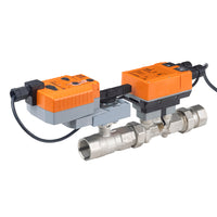 EP200+AKRX-E | Configurable | Electr. 2-way PI-CCV EPIV fail-safe | AC/DC 24 V | BACnet MS/TP | Modbus RTU | MP-Bus | DN 2