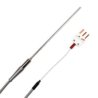 PR-10H-3-100-1/4-12-BX | RTD PROBE WITH BX ARMORED CABLE | Omega
