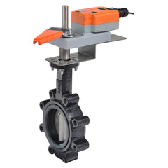 Belimo EXT-LD14103BE1AX+GKB24-3-X1 Potable Water Valve (BV), 3.0", 2-way, ANSI Class Consistent with 125, Cv 302 |Valve Actuator, Electronic fail-safe, AC 24 V, On/Off, Floating point | Blackhawk Supply