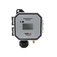 Veris PX3DLX01 Bluetooth Duct Enclosure Dry Media Differential Pressure/Air Velocity Transducer with LCD Display, 0 to 1 in-WG | Blackhawk Supply
