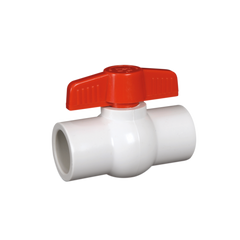 Hayward QVC1015SSEW 1-1/2" PVC White QVC Compact Ball Valve w/EPDM o-rings; TPV seats; socket end connections | Blackhawk Supply