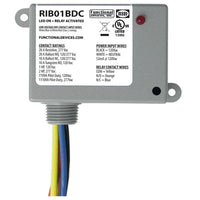 RIB01BDC | Enclosed Relay, Class 2 Dry Contact input,120Vac pwr, 20A SPDT | Functional Devices