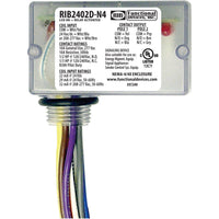 RIB2402D-N4 | Enclosed Relay NEMA4/4X 10Amp DPDT 24Vac/dc/208-277Vac | Functional Devices
