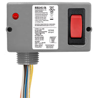 RIB24S-FA-NC | Enclosed Relay 10 Amp + Override, Polarized with 24 Vac/dc Coil | Functional Devices
