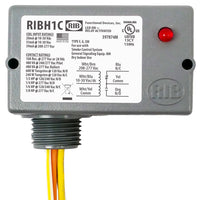 RIBH1C | Enclosed Relay 10Amp SPDT 10-30Vac/dc/208-277Vac | Functional Devices