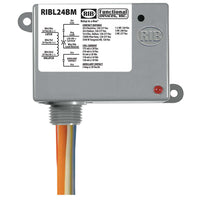 RIBL24BM | Enclosed Relay Latching 20Amp 24Vac/dc + aux contact | Functional Devices