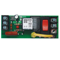 RIBM2402SB | Panel Relay 4.00x1.60in 20Amp SPST + Override 24Vac/dc/208-277Vac | Functional Devices