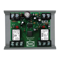 RIBMN24Q2C | Panel I/O Expander 2.75in 15Amp 2-SPDT 24Vac/dc power, 0-5Vdc Control w/ MT212-4 | Functional Devices