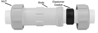 S110-20G | 2 PVC COMPRESSION COUPLING | (PG:24) Spears