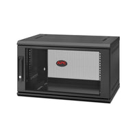 AR106SH4 | APC NetShelter 6U Wallmount Rack Enclosure Cabinet Single Hinged Switch Depth | APC by Schneider Electric