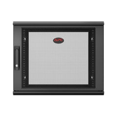 APC AR109SH6 APC NetShelter 9U Wallmount Rack Enclosure Cabinet Single Hinged Server Depth | Blackhawk Supply