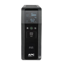 APC BR1000MS Back UPS PRO BR 1000VA, SineWave, 10 Outlets, 2 USB Charging Ports, AVR, LCD interface | Blackhawk Supply