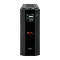 BX1500M | APC Back UPS Pro BX1500M, Compact Tower, 1500VA, AVR, LCD, 120V | APC