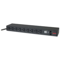 AP7800B | Rack PDU, Metered, 1U, 15A, 100/120V, (8) 5-15 | APC
