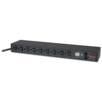 AP7800B | Rack PDU, Metered, 1U, 15A, 100/120V, (8) 5-15 | APC by Schneider Electric