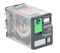 782XBXM4L240A | Electromechanical Relay 240VAC, 15.7KOhm, 12ADC/15AAC, DPDT (27.9x21)mm, Plug-In Power Relay | Square D
