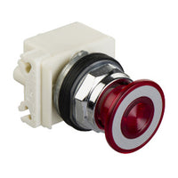 9001KR9P35LRR | Harmony 9001K Pushbutton Pilot Light, Red, 30mm, 24V AC/DC | Square D