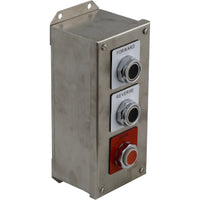 9001KYK116 | CONTROL STATION, 1 push-button with 1 NO + 1 NC contacts STOP-BREAK GLASS + OPERATORS | Square D