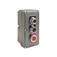 9001KYK317 | Harmony Complete Control Station, Surface Mount, Indoor/Outdoor, 3 Pushbuttons, 1 NO + 1 NC, 10A, Screw Clamp Terminals, NEMA 3, 4, 13 | Square D by Schneider Electric