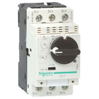 GV2P10 | TeSys GV2 Motor Circuit Breaker, Thermal Magnetic, 3-Pole, 6.3A, 690VAC, Screw Clamp Terminals, IP20 | Square D