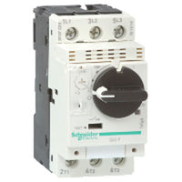 GV2P08 | TeSys GV2 Motor Circuit Breaker, Thermal Magnetic, 3-Pole, 4A, 690VAC, Screw Clamp Terminals, IP20 | Square D