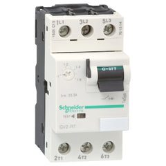 Square D GV2RT07 Motor circuit breaker, TeSys GV2, 3P, 1.6-2.5 A, thermal magnetic, screw clamp terminals | Blackhawk Supply
