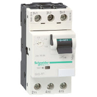 GV2RT10 | TeSys GV2 Circuit Breaker, Thermal Magnetic, 3-Pole, 6.3A, 690VAC, Screw Clamp Terminals, IP20 | Square D