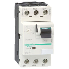 Square D GV2RT10 TeSys GV2 Circuit Breaker, Thermal Magnetic, 3-Pole, 6.3A, 690VAC, Screw Clamp Terminals, IP20 | Blackhawk Supply