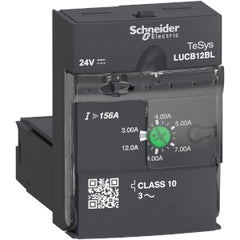 Square D LUCB12BL Advanced control unit, TeSys U, 3-12A, 3P motors, protection & diagnostic, class 10, coil 24V DC | Blackhawk Supply