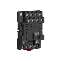 RPZF4 | Zelio Plug-in Socket Relay, 15A, <250V, 4 C/O, Screw Clamp Terminals, IP 20 | Square D