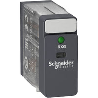 RXG23B7 | Interface plug-in relay, 5 A, 2 CO, LED, 24 V AC Pack of 10 | Square D