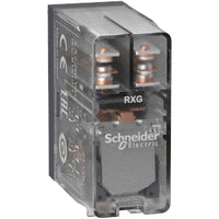 RXG25BD | Zelio RXG Interface plug-in relay, 2 C/O clear, 24 V DC, 5 A Pack of 10 | Square D (OBSOLETE)
