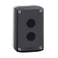 Square D XALD02H7 Harmony XALD Empty Control Station, 2 Cut-outs, Light Gray Base, Dark Gray Cover, NEMA 4X, 13 | Blackhawk Supply