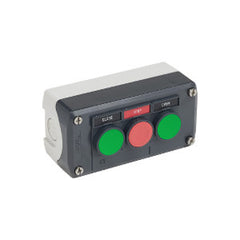 Square D XALD351H29H7 Harmony XALD Complete Control Station, CLOSE-STOP-OPEN, Light Gray Base, Dark Gray Cover, NEMA 4X, 13 | Blackhawk Supply
