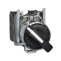 XB4BD53 | Black Selector Switch 22mm 3-Position Spring Return 2NO 600V | Square D