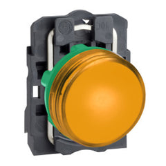 Square D XB5AVB5 Harmony Complete Pilot Light, 22mm, Orange, 24V AC/DC 50/60 Hz, NEMA 4X, 13 | Blackhawk Supply