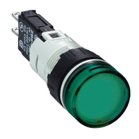 XB6AV3BB | Green complete pilot light Dia 16 with integral LED
12...24V | Square D
