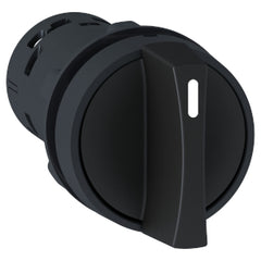 Square D XB7ND33 Monolithic selector switch, plastic, black, Dia 22, stay put, 3 positions, stay put, 2 NO | Blackhawk Supply