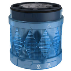 Square D XVUC46 Modular Tower Light, 60mm Illuminated LED Unit, Blinking Blue, IP65, 24 VAC/DC | Blackhawk Supply