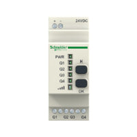 ZBRRC | Harmony Programmable Receiver, 4 PNP, 200 mA, 24 VDC, 2 Pushbuttons, 6 LEDs | Square D