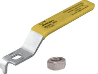 220-303 | Stainless Steel Lever Handle and Nut | Fits T-100, S-100 or JP-100 | For Sizes: 1-1/2