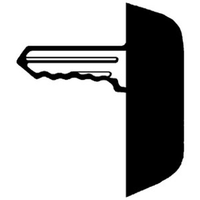 NSYCL405CRN | Complete Manual Handle Lock Operated with Key 405 (2) for Spacial CRN Enclosure, Direct Mount | Square D