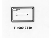 T-4000-3140 | COVER; PLASTIC; HORIZ.; THERMOMETER; WHITE | Johnson Controls