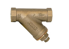 Jomar 106-303G T-651G | 1/2" | Y-Strainer, Threaded Connection, 150 WOG, Stainless Steel Screen, 20 Mesh | Blackhawk Supply