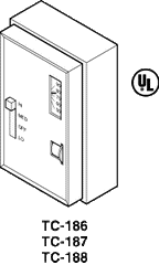 Schneider Electric TC-186 Two-Position Electric Duplex Thermostat, SPDT Snap Action Switch, Fan Coil Thermostat, 55 to 85F, 24V, Hi-Med-Off-Low Switch | Blackhawk Supply